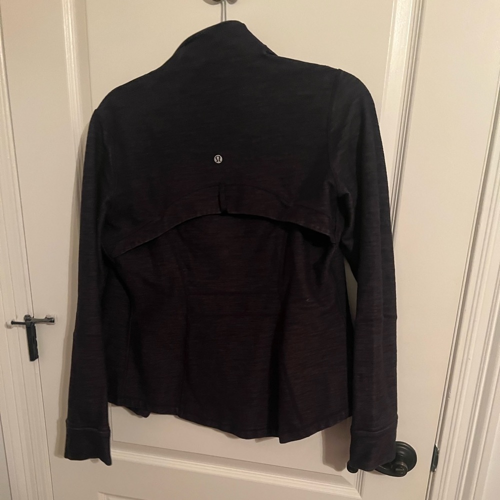 GUC lululemon define jacket size 12 heathered black